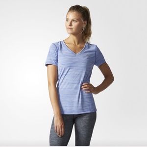 3/$15 Adidas Ultimate V-Neck Tee EUC